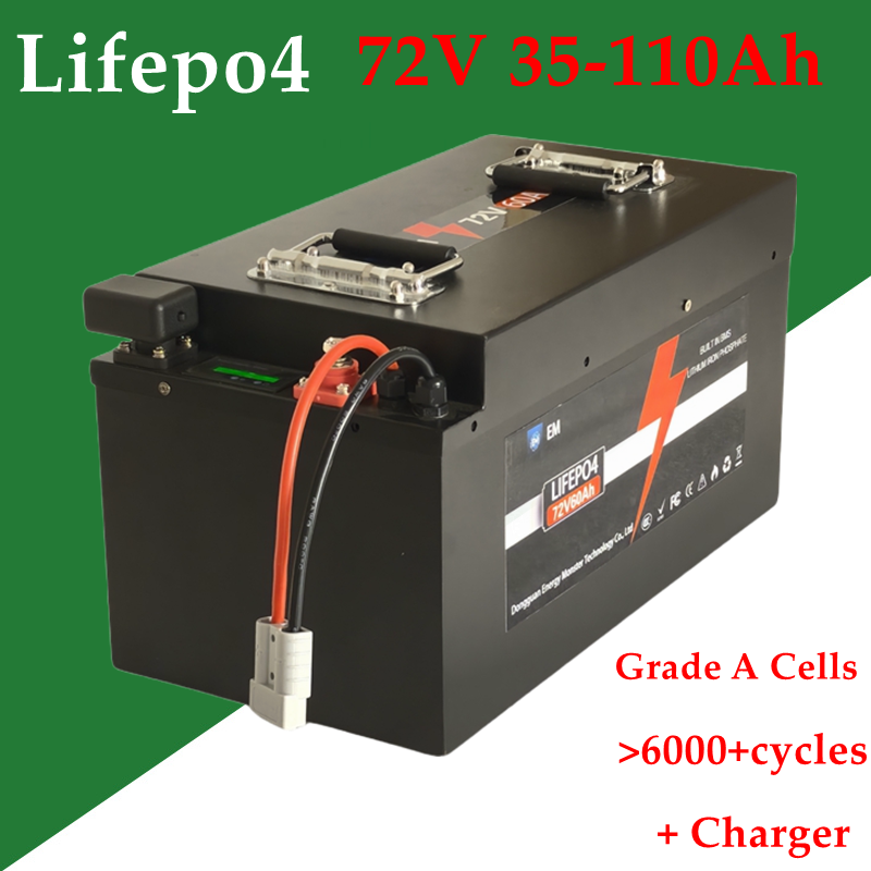 72V 35Ah Lithium Battery 40Ah  - 72V 60Ah Lifepo4 Battery Pack ulasan dan harga