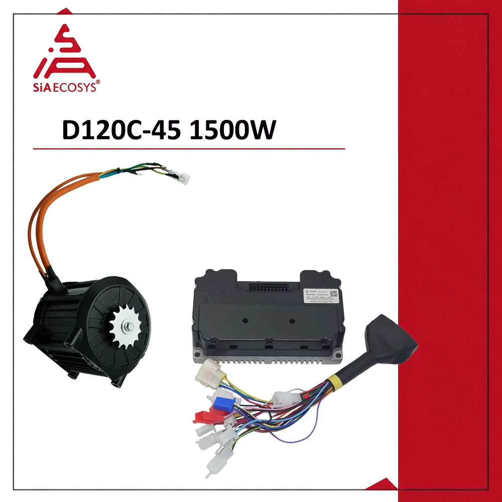 QSMOTOR D120C-45 1500W 72V Enc - Electric Motorcycle Conversion Kit 72V ulasan dan harga