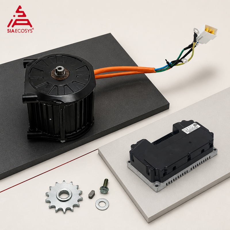 QSMOTOR D120C-45 1500W 72V Enc - Electric Motorcycle Conversion Kit 72V ulasan dan harga