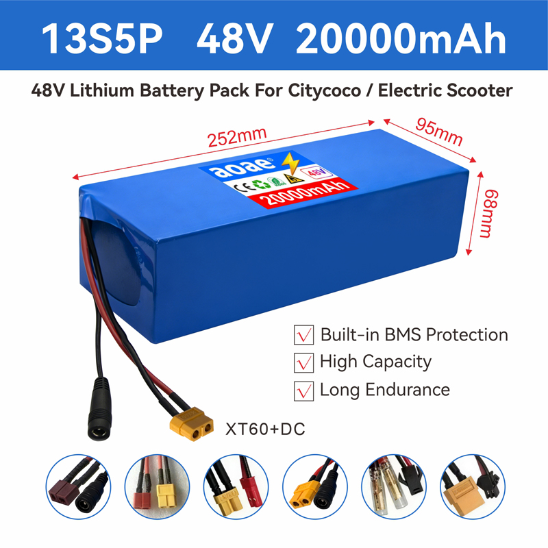 48V Electric Scooter Battery 1 - 60V 30Ah Electric Scooter Battery ulasan dan harga